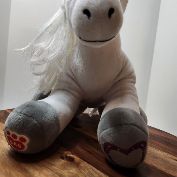 White Horse Plush by Build-A-Bear - Picture 7 of 11